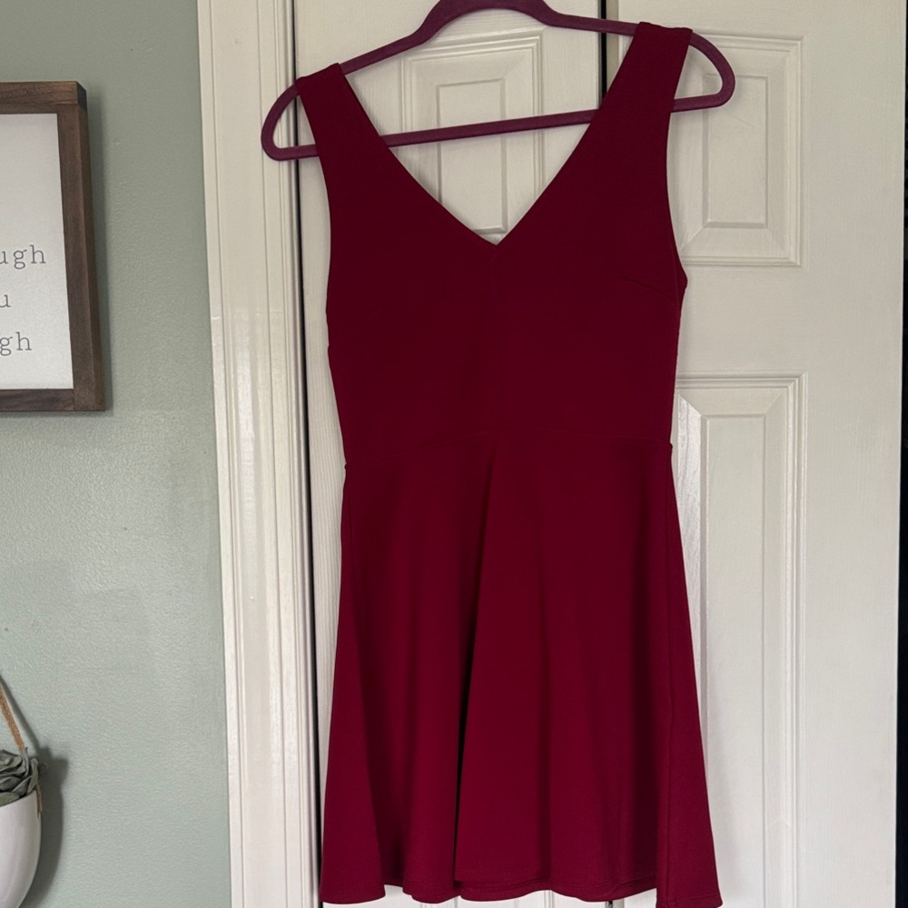 Forever 21 Burgundy Mini Dress